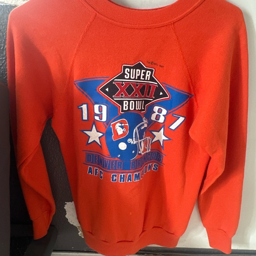 1987 AFC champions vintage sweater